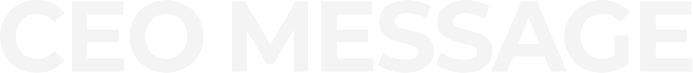 CEO MESSAGE